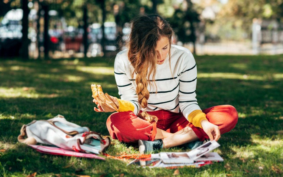 Lunch in a park