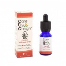 Photo of Care By Design 1:1 sublingual drops with box and dropper bottle